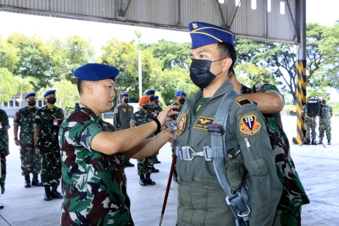 
 Lettu Pnb Marshal Tobing Sukses Terbang Solo Pesawat T-50i Golden Eagle