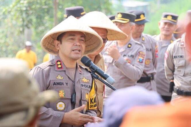 
 Polres Batu Gandeng Dinas Pertanian Aktifkan Lahan Tidur Wujudkan Ketahanan Pangan